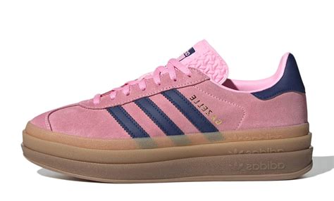 adidas gazelle blue and pink.